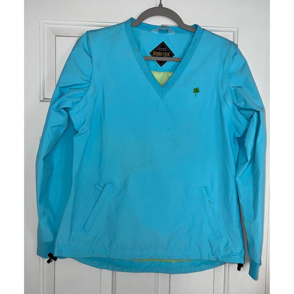 Lilly Pulitzer Palm Beach Caddie Popover Gore-Tex pullover/vest - size small